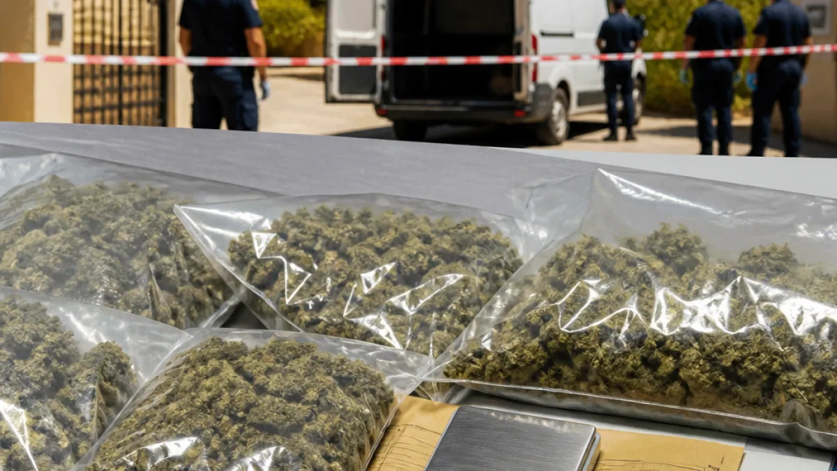 Εξαρθρωμένο κύκλωμα διακίνησης κάνναβης στη Ρόδο: δύο συλλήψεις και μεγάλες κατασχέσεις
