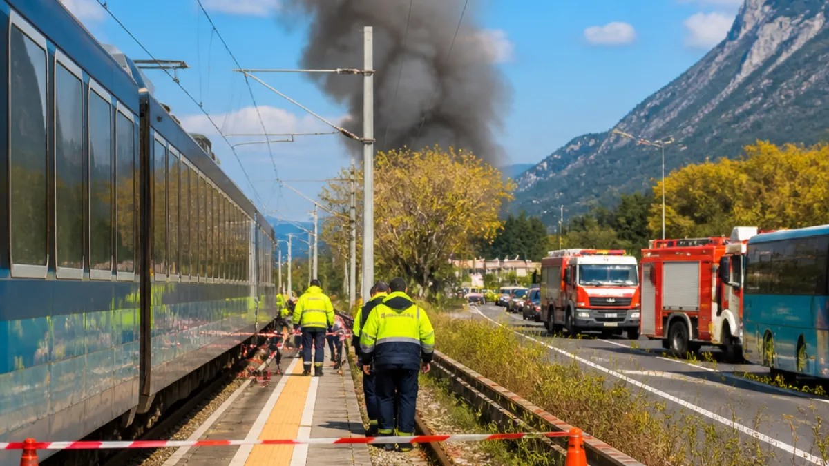 Φωτιά κοντά σε σιδηροδρομικές γραμμές σταμάτησε τη σύνδεση Θεσσαλονίκης–Λιτοχώρου
