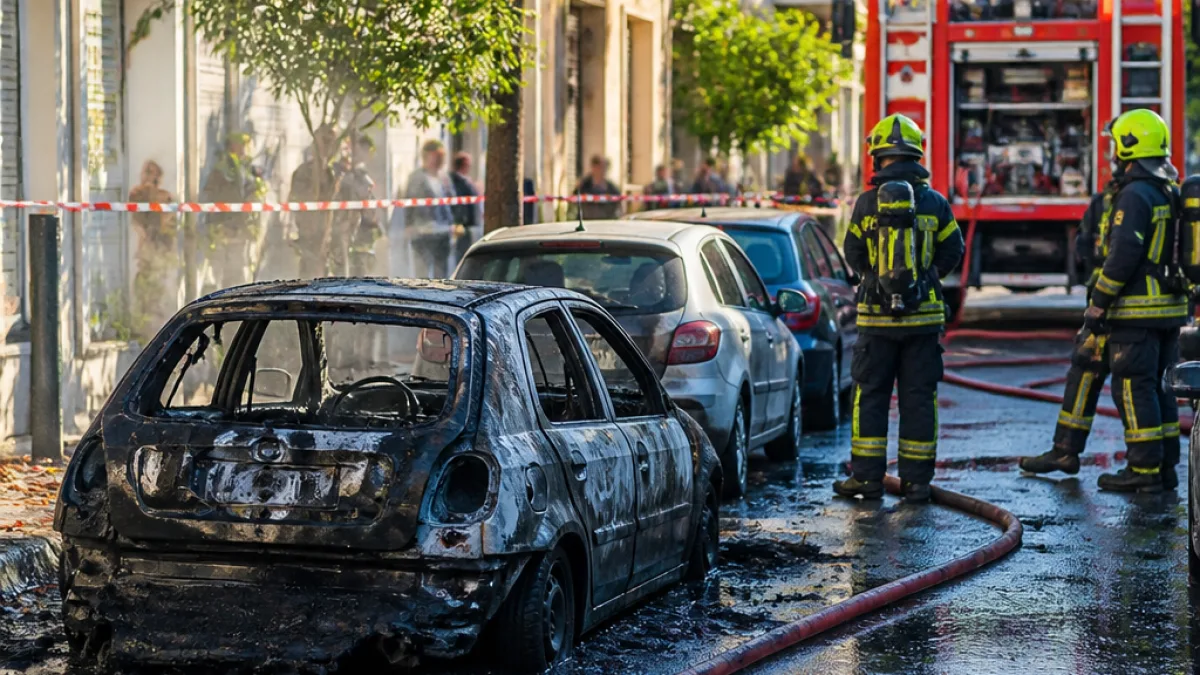 Φωτιά σε όχημα στη Νέα Ιωνία: άμεση επέμβαση της Πυροσβεστικής στην οδό Χαλκηδόνος