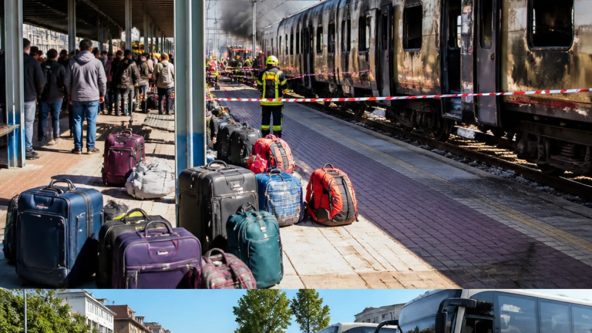 Φωτιά σε βαγόνι στη Λάρισα προκάλεσε εννιά ώρες καθυστερήσεων για επιβάτες