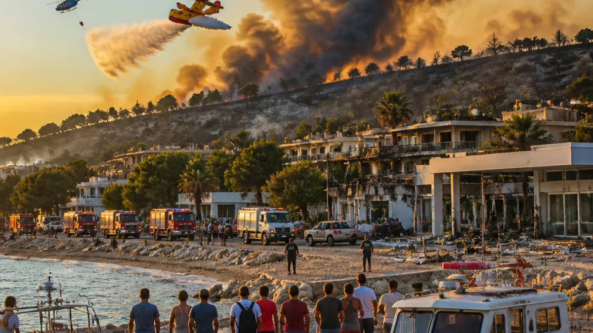 Φωτιά στη Σίβηρη: μεγάλη κινητοποίηση και εκκενώσεις μετοχικών ακτών λίγες μέρες πριν τον Δεκαπενταύγουστο