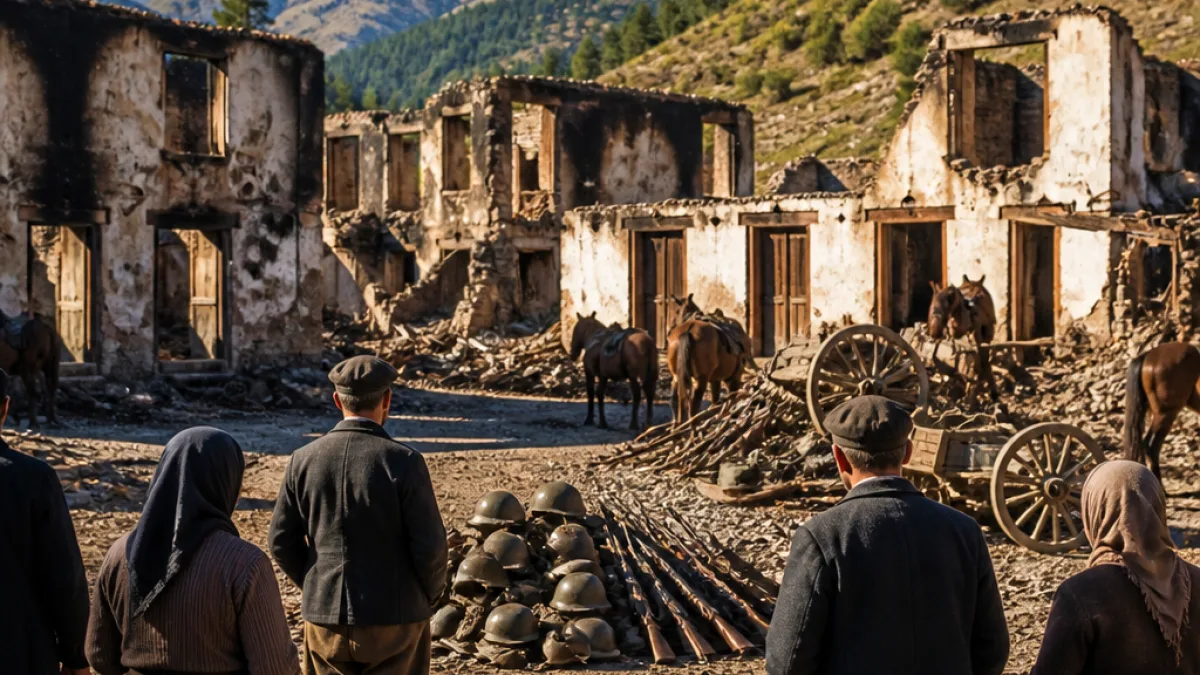 Η μάχη στο Λεόντιο: η νίκη των ανταρτών και οι ακολουθίες για το χωριό