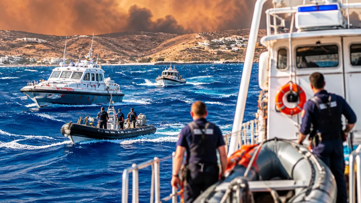 Ιεράπετρα: σε επιφυλακή σκάφη του Λιμενικού μετά τους θαλάσσιους απεγκλωβισμούς στο Ρέθυμνο