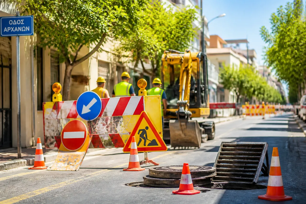 Ηράκλειο: Κυκλοφοριακές ρυθμίσεις στην οδό Κορωναίου για εργασίες φρεατίων την 12η Ιουλίου