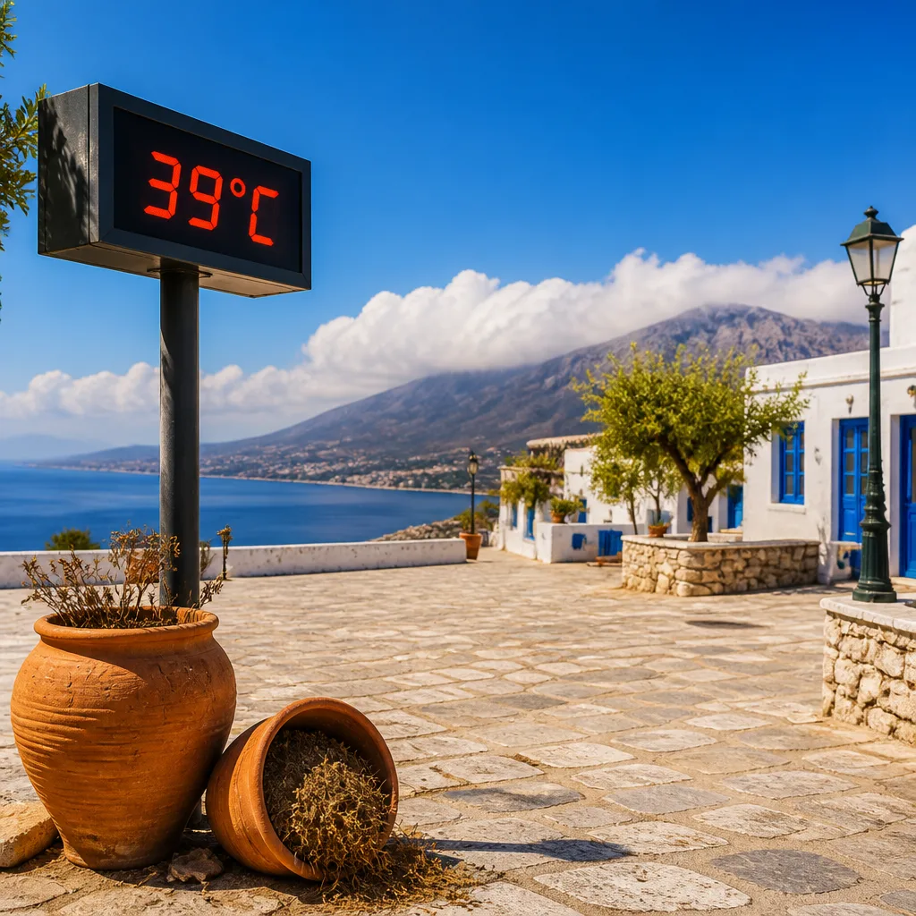 Έρχεται κύμα πολύ ζέστης: έως και 39–40°C στο εσωτερικό τις επόμενες μέρες