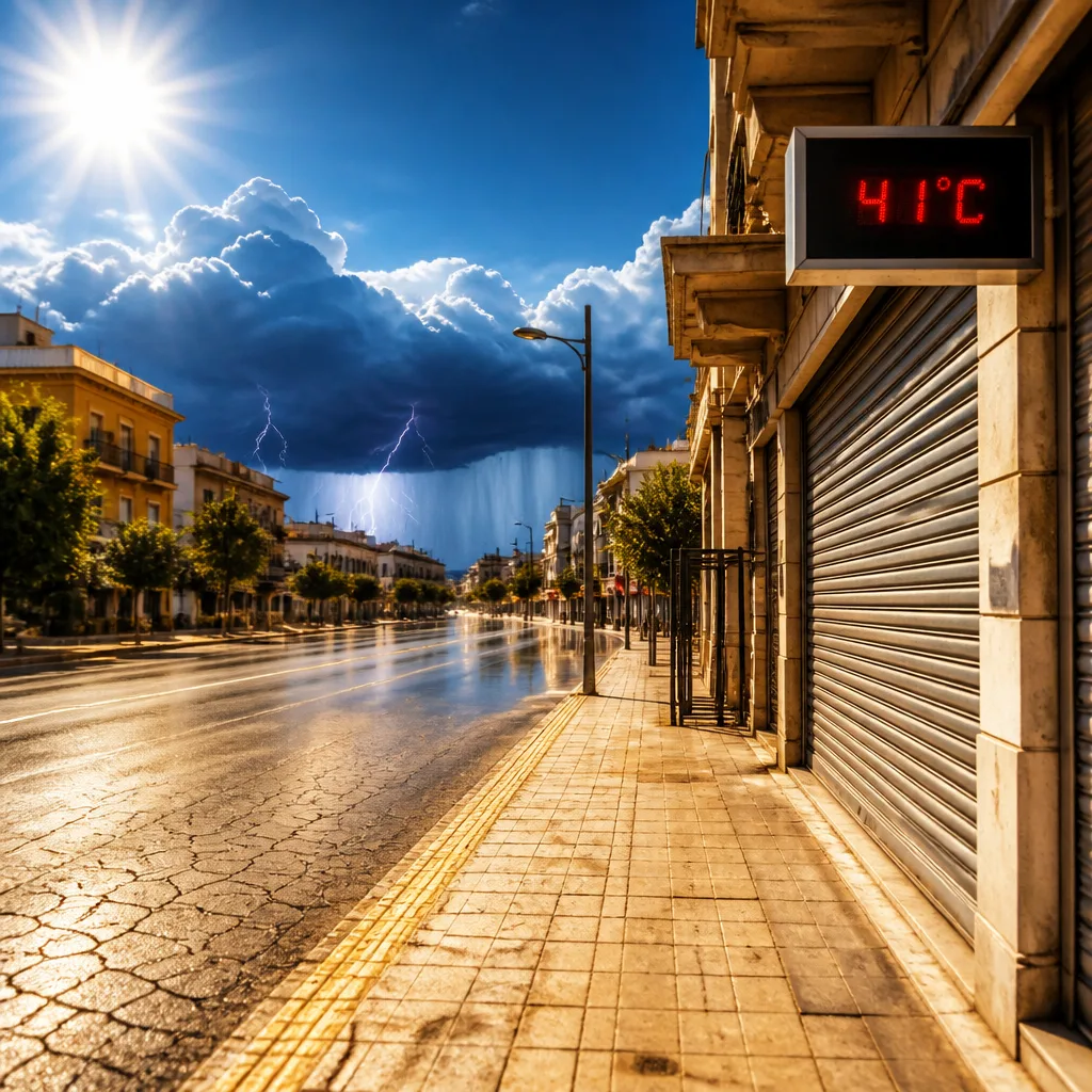 Έρχεται πενθήμερο καύσωνα με 40–41°C και απότομη μεταβολή από την Τρίτη