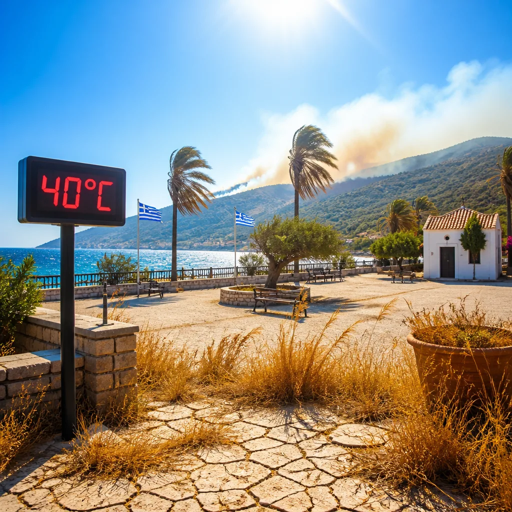 Έκτακτη άνοδος θερμοκρασίας: τοπικά έως 40°C — προσοχή σε θάλασσα και ανέμους