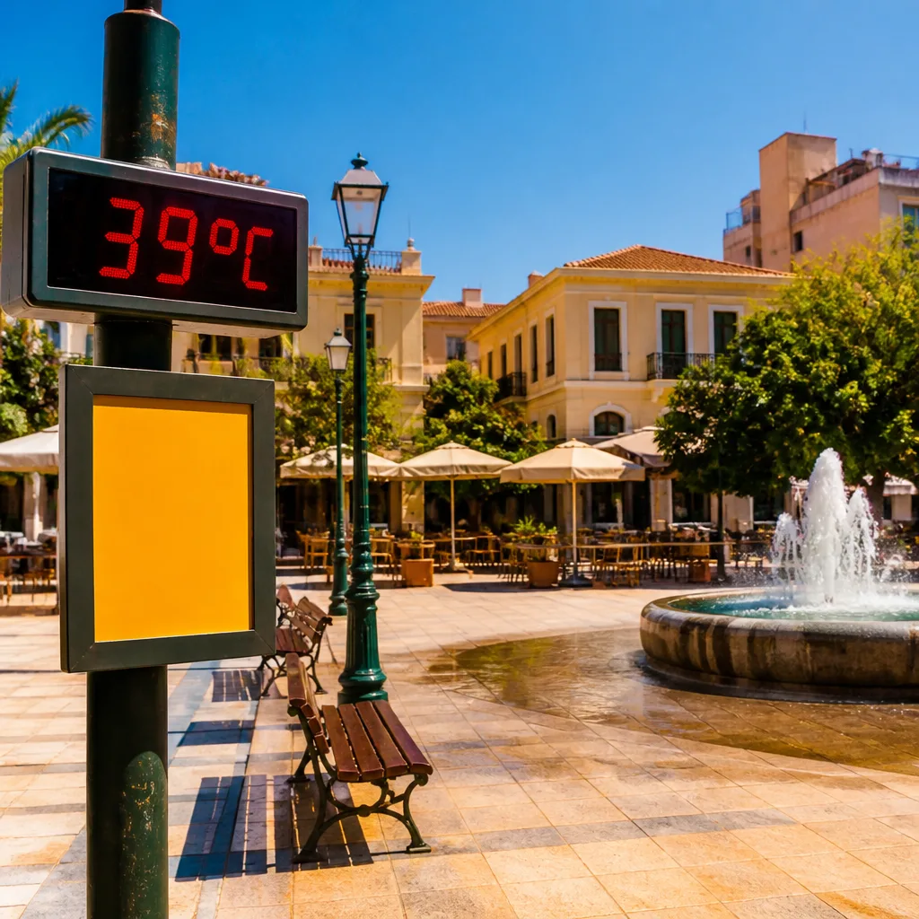 Ανεβαίνουν έως τους 40°C — κίτρινες προειδοποιήσεις από Κυριακή για το εσωτερικό
