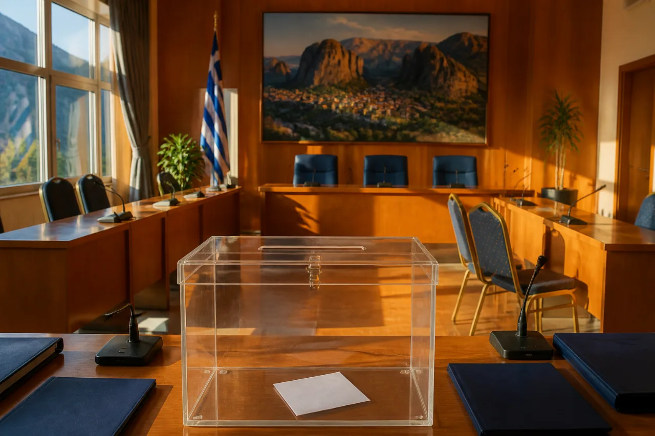 Καλαμπάκα: αντιδράσεις για «λευκό» στην εκλογή Δημοτικής Επιτροπής του Δήμου Μετεώρων
