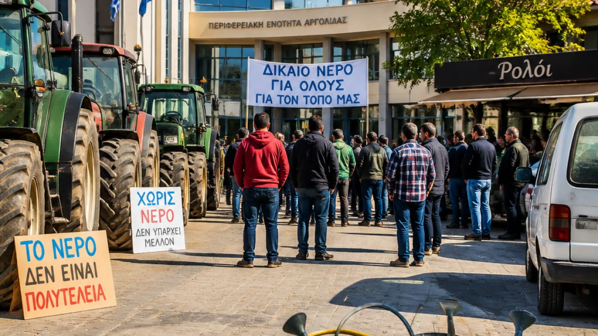 Κάλεσμα αγροτών για κινητοποίηση στην Π.Ε. Αργολίδας για την επάρκεια νερού