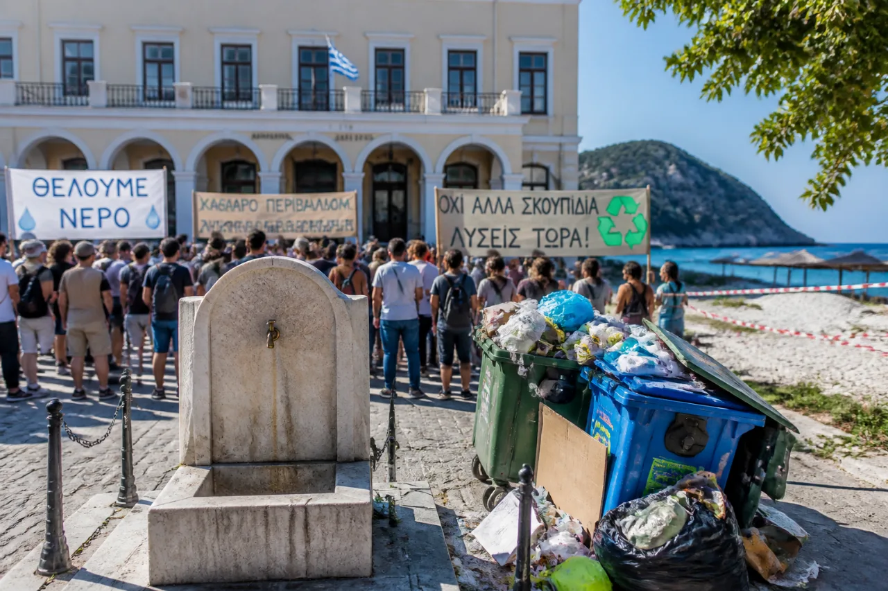 Κάλεσμα σε δύο διαμαρτυρίες στη Λευκάδα για προβλήματα ύδρευσης, απορριμμάτων και δημόσιων χώρων