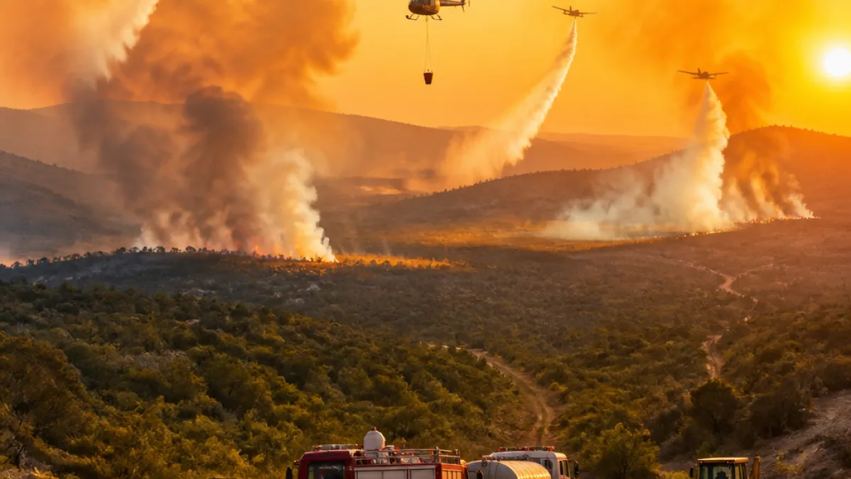 Καλύτερη εικόνα στην Παραμυθιά: οριοθετήθηκαν οι δύο φωτιές στον Κάμπο