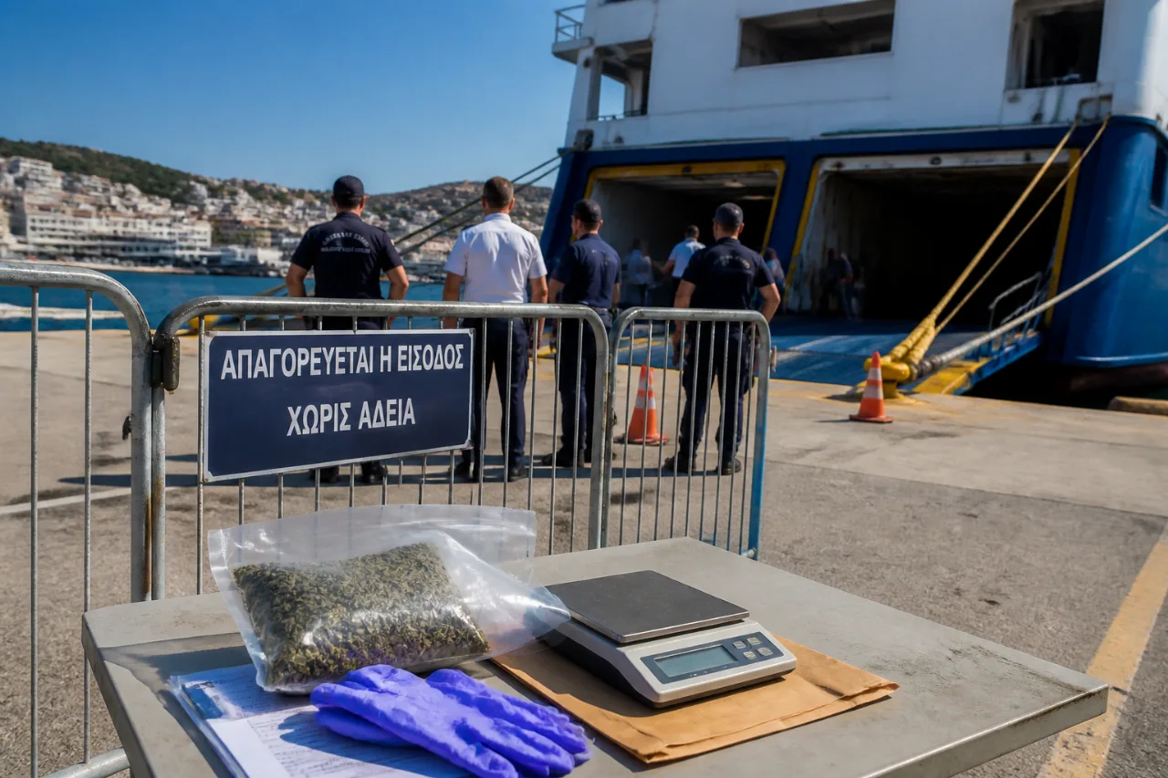 Καβάλα: Σύλληψη 19χρονου στο λιμάνι πριν την αναχώρηση για Θάσο