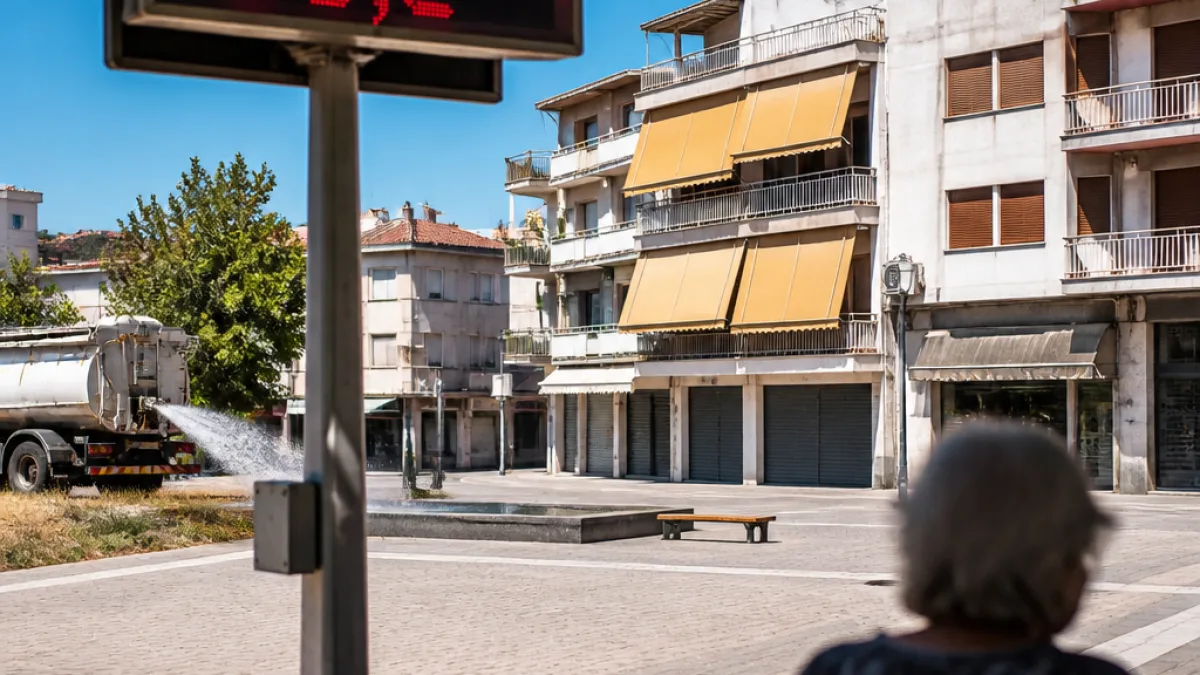 Καύσωνας στην Καρδίτσα: θερμοκρασία 39,2°C και προειδοποιήσεις για τους κατοίκους