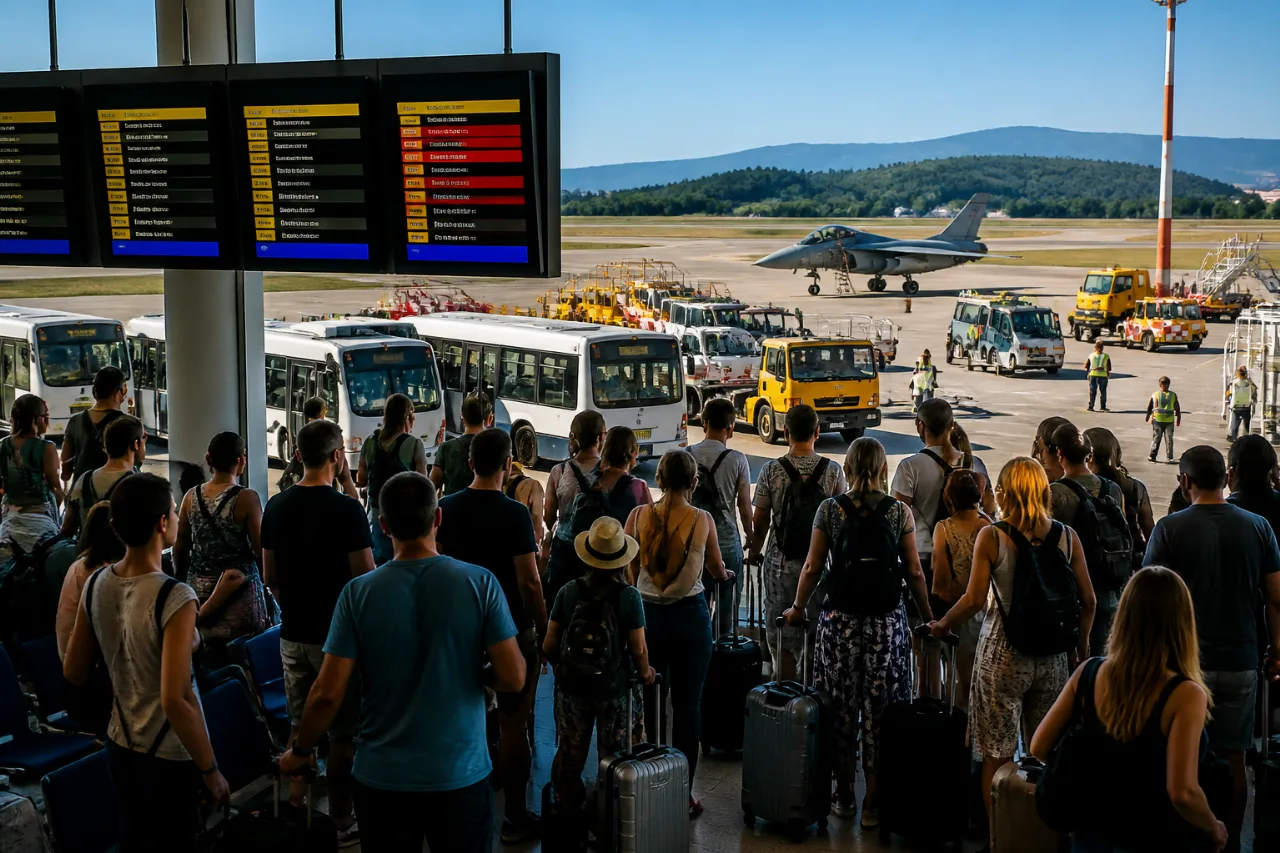 Κέρκυρα: Εκτροπές πτήσεων μετά την αναγκαστική προσγείωση F16 στη Ζάκυνθο