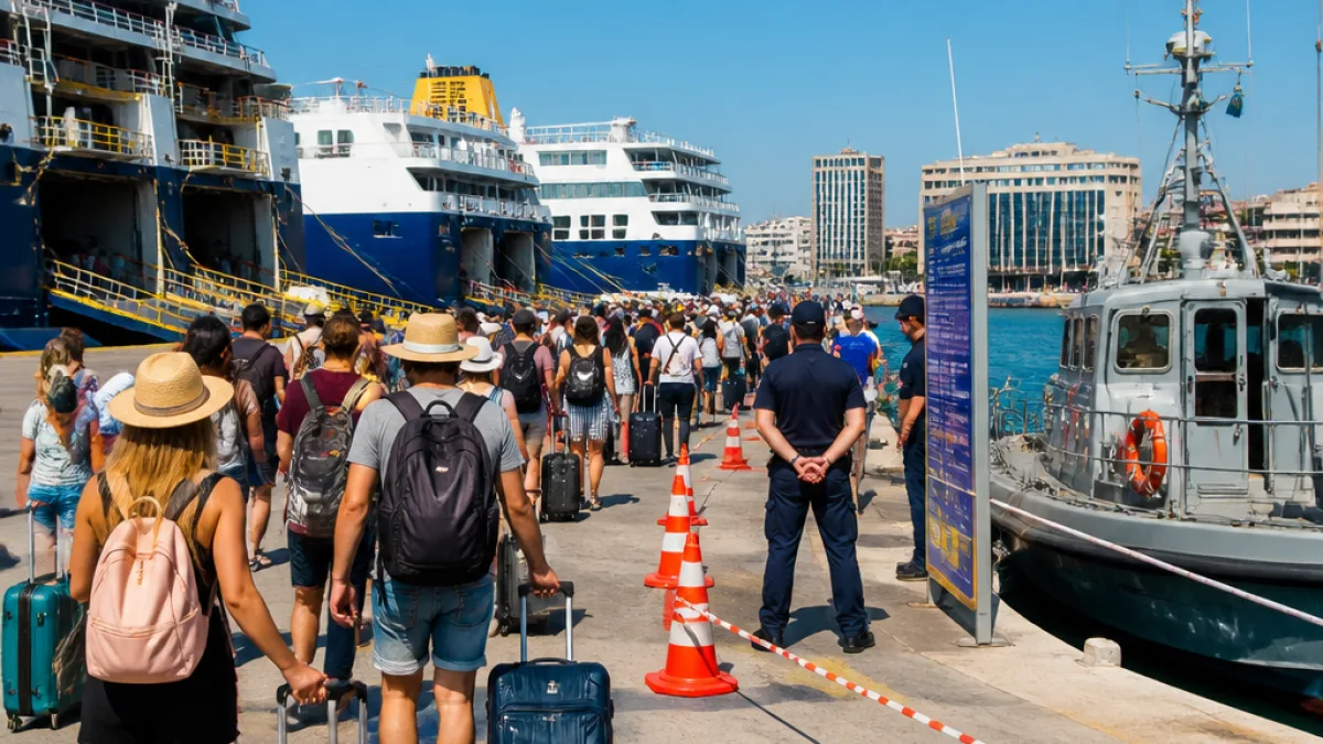 Κικίλιας στον Πειραιά: έλεγχος ασφαλείας στην καρδιά της θερινής εξόδου