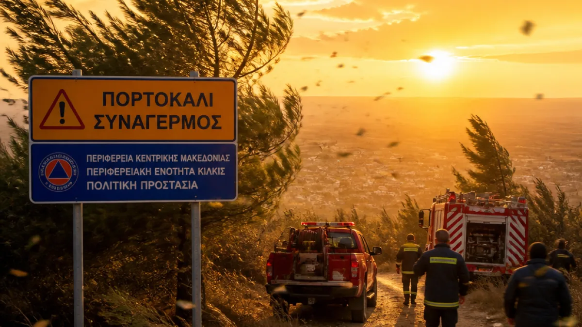Κιλκίς σε «πορτοκαλί»: έντονοι Βαρδάρηδες και αυξημένος κίνδυνος φωτιάς