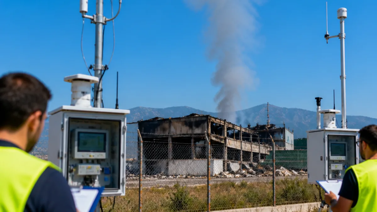 Λάρισα: Πώς εξελίσσεται η ποιότητα του αέρα μετά την πυρκαγιά στο Ομορφοχώρι