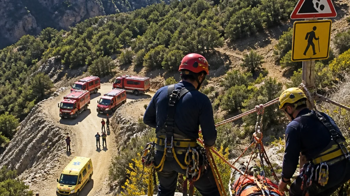 Μεγάλη επιχείρηση διάσωσης 21χρονου στο φαράγγι Μηλιωπού της Ικαρίας