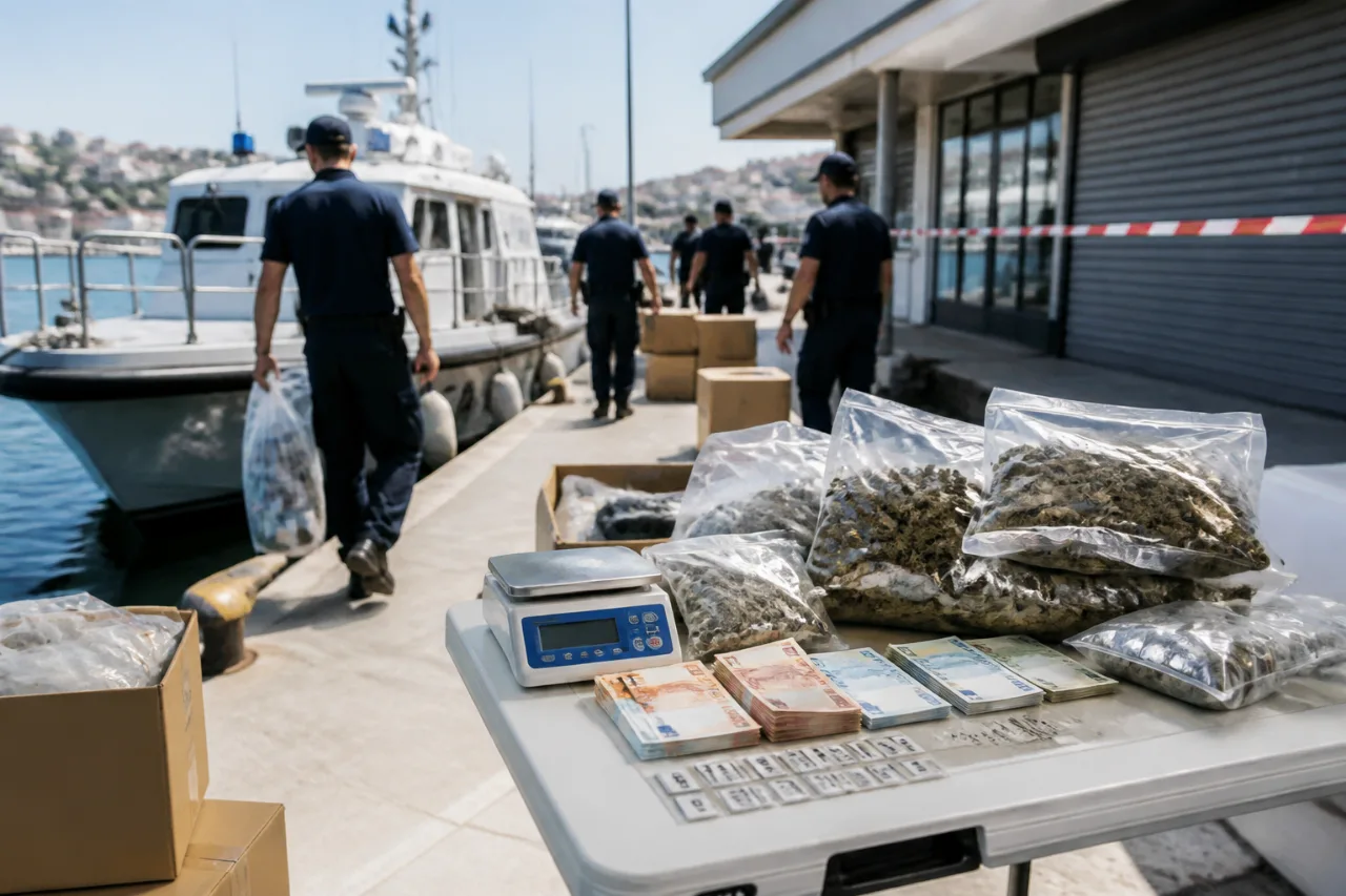 Μεγάλη επιχείρηση Λιμενικού στην Καβάλα: συλλήψεις και σημαντικές κατασχέσεις ναρκωτικών
