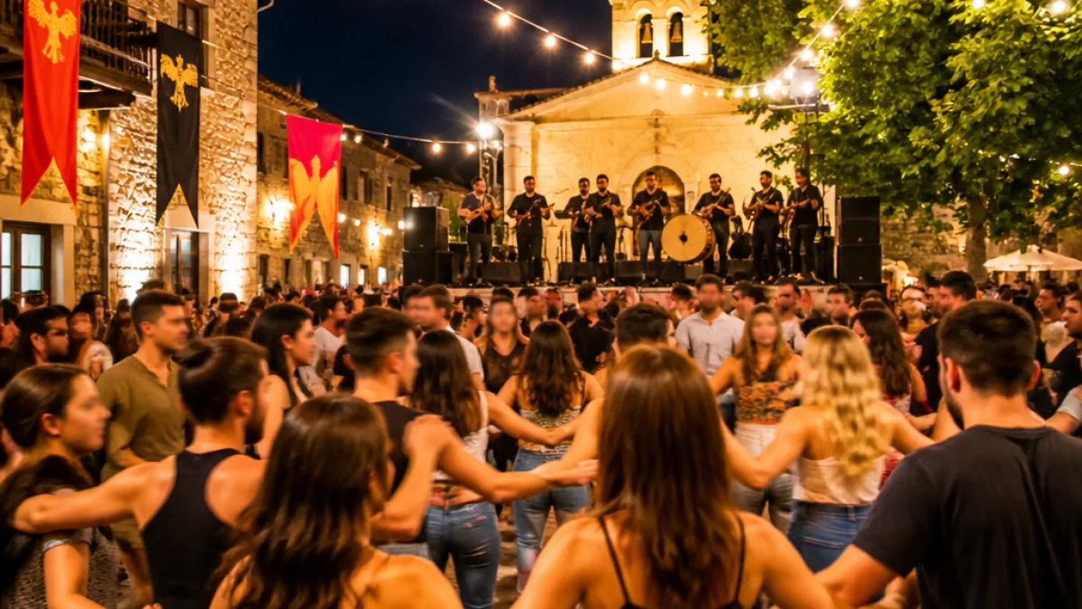 Μεγάλη προσέλευση στο καλοκαιρινό Μουχαμπέτι της Εύξεινης Λέσχης Ποντίων στο Κομνήνιο