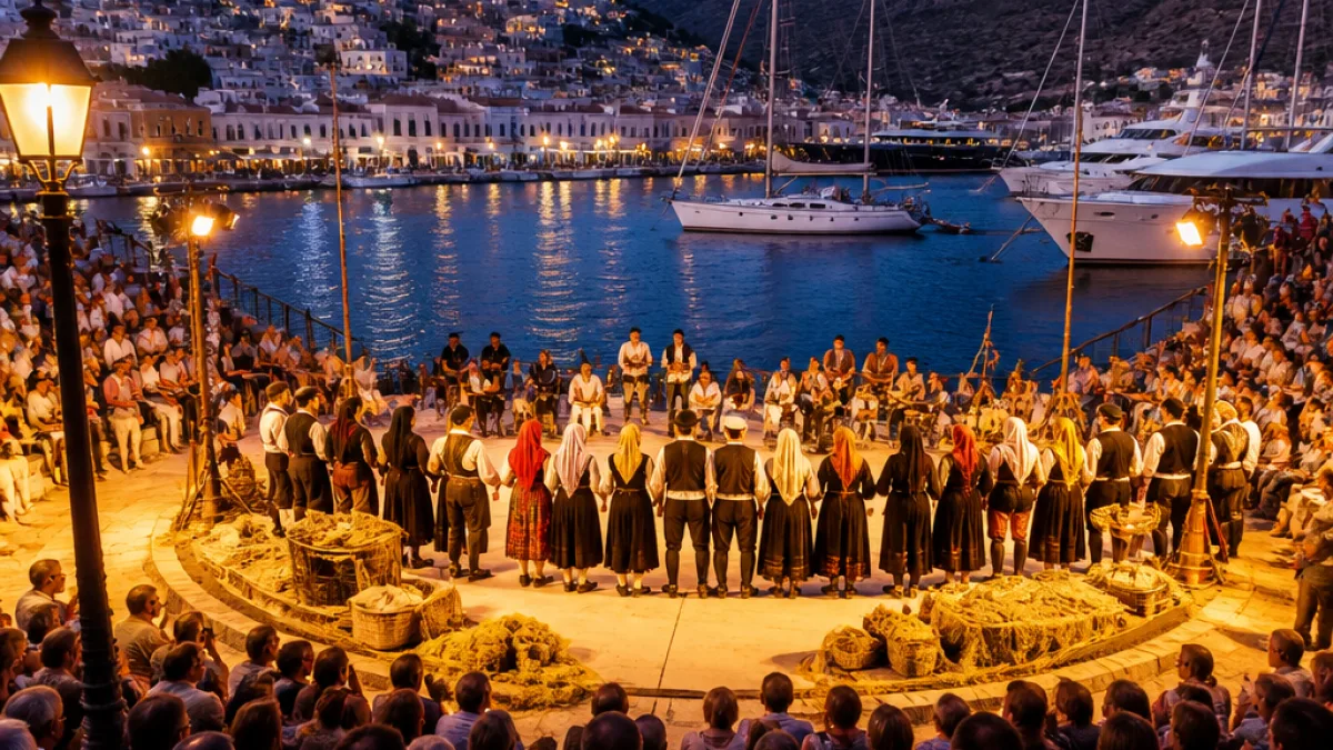 «Μετεωρίτικο σεργιάνι» στο λιμάνι της Καλύμνου: μια βραδιά παράδοσης και κοινότητας