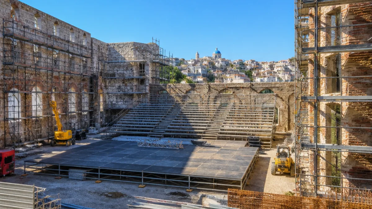 Μοντέρνος υπαίθριος χώρος πολιτισμού στο πρώην εργοστάσιο Λαδόπουλου με ευρωπαϊκή χρηματοδότηση
