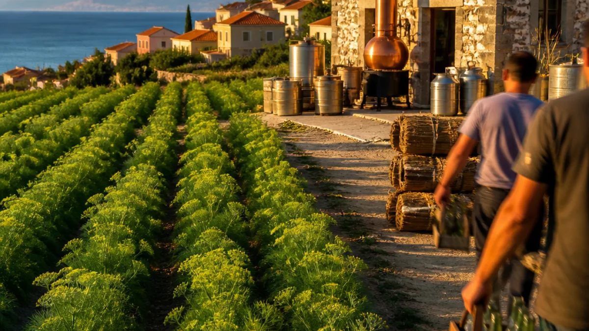 Μυτιλήνη: Το μυστικό του ούζου περνάει από τα χωράφια του Λισβορίου