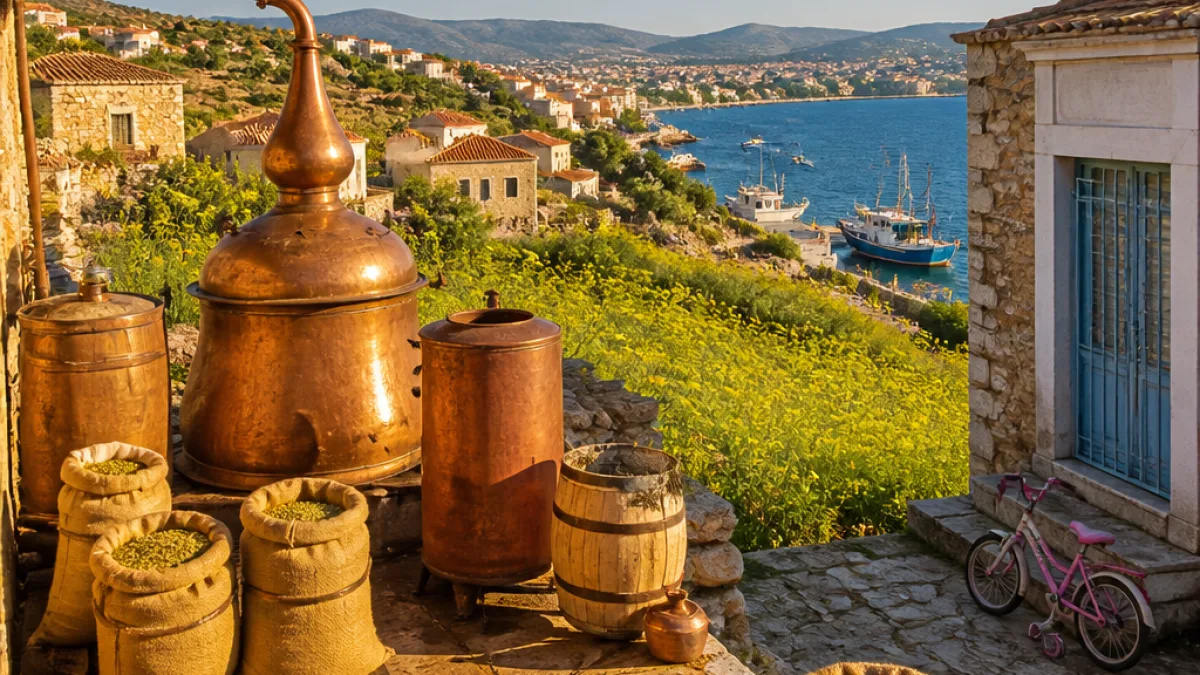 Μυτιλήνη: Το ούζο και ο γλυκάνισος του Λισβορίου, μέρος της τοπικής ταυτότητας