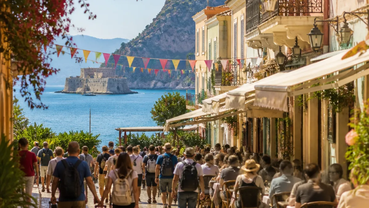 Ναύπλιο: Αυξημένη τουριστική κίνηση το Σαββατοκύριακο 11-12 Ιουλίου επιβεβαιώνει τη δημοφιλία της πόλης