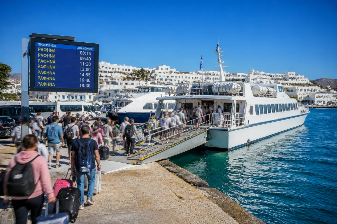 Νέες καθημερινές συνδέσεις με ταχύπλοα από Ραφήνα βολεύουν τους ταξιδιώτες προς Νάξο