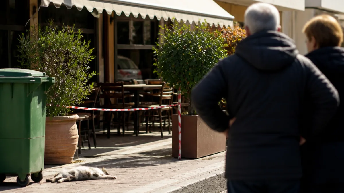 Νεκρή γάτα δίπλα σε καφέ και πολυκατοικία στην Ξάνθη προκαλεί αγανάκτηση κατοίκων