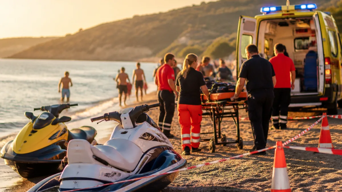 Νεκρός 36χρονος χειριστής jet ski στην παραλία Ζωγράφου της Σιθωνίας
