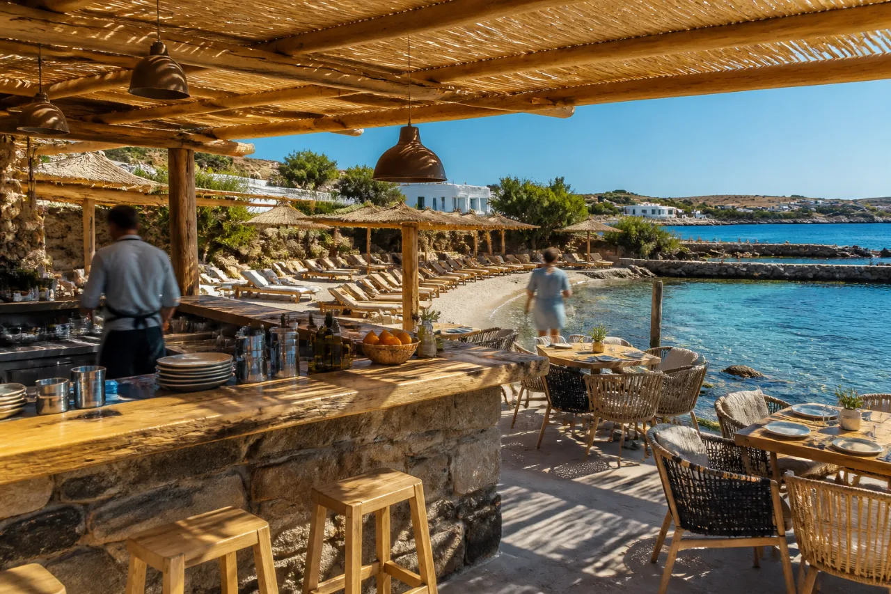 Νέο all-day beach bar στην Πάρο αναδεικνύει την ήσυχη ακτή του Κριού
