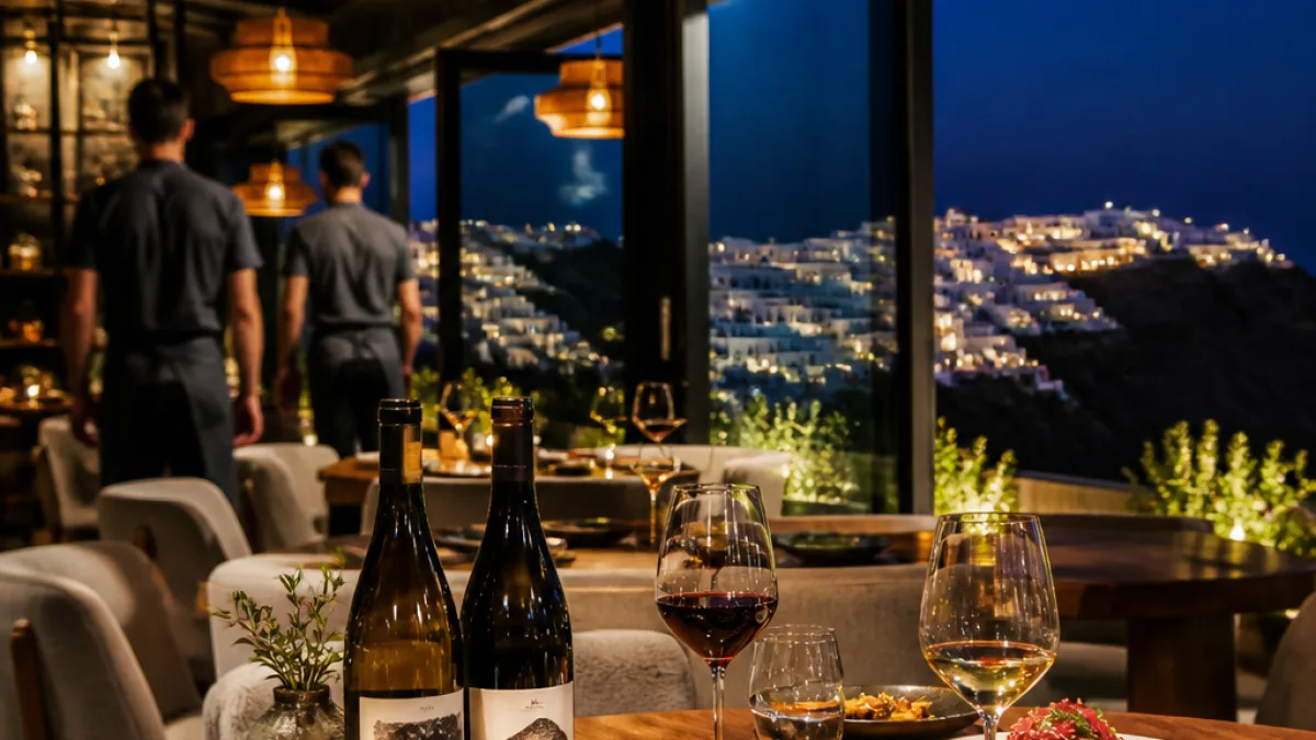 Νέο wine bistro στο Domes Novos φέρνει τη «bistronomy» της Θεσσαλονίκης στη Σαντορίνη