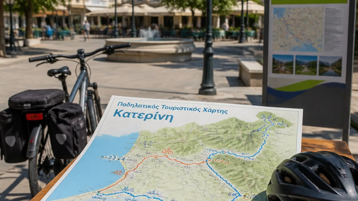 Νέος τουριστικός χάρτης ποδηλατικών διαδρομών ενισχύει τον ποδηλατικό τουρισμό στην Πιερία