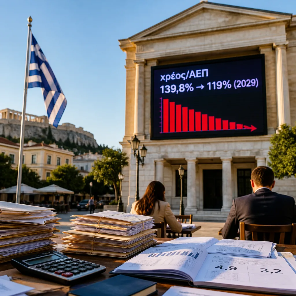 Το δημόσιο χρέος κατεβαίνει: δύο ορόσημα που αλλάζουν την εικόνα της οικονομίας