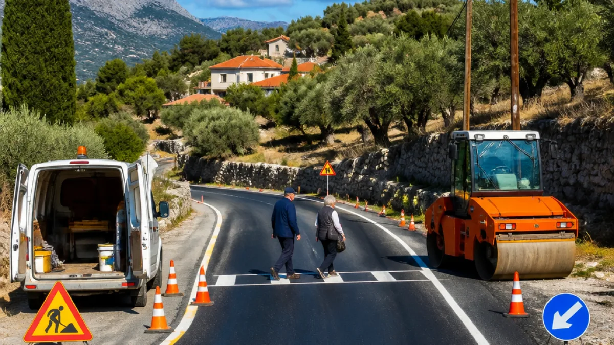 Ολοκληρώθηκε η ασφαλτόστρωση της σύνδεσης Χειμαδιό–Καναλάκι: βελτίωση κυκλοφορίας και ασφάλειας