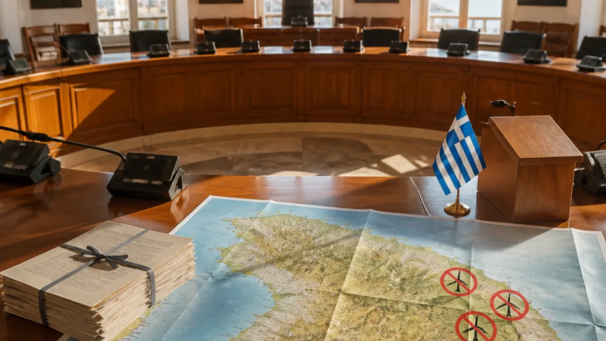 Ομόφωνο «όχι» του Δήμου Νάξου στη χωροθέτηση ανεμογεννητριών στη Δρυμαλία