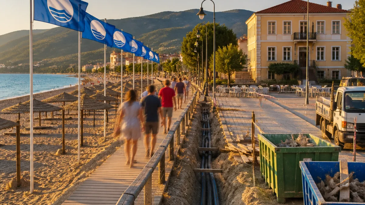 Παγγαίο: στην 5η θέση πανελλαδικά για έσοδα από αιγιαλό — κέρδη και προκλήσεις για την τοπική οικονομία