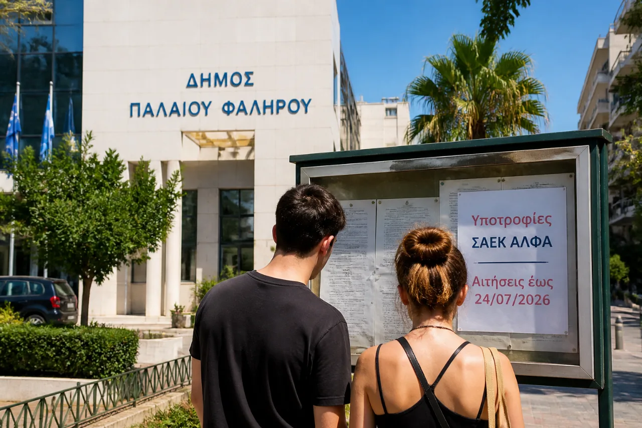 Παλαιό Φάληρο: Δύο υποτροφίες ΣΑΕΚ ΑΛΦΑ για νέους 18-26 έως 24 Ιουλίου