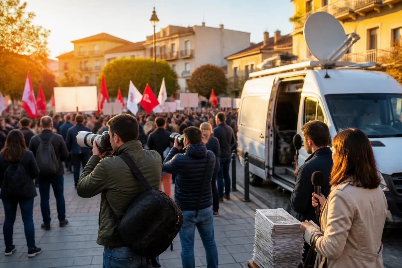 Παρουσία της Μαρίαs Καρυστιανού στο συλλαλητήριο της Κοζάνης και ο ρόλος του τοπικού Τύπου