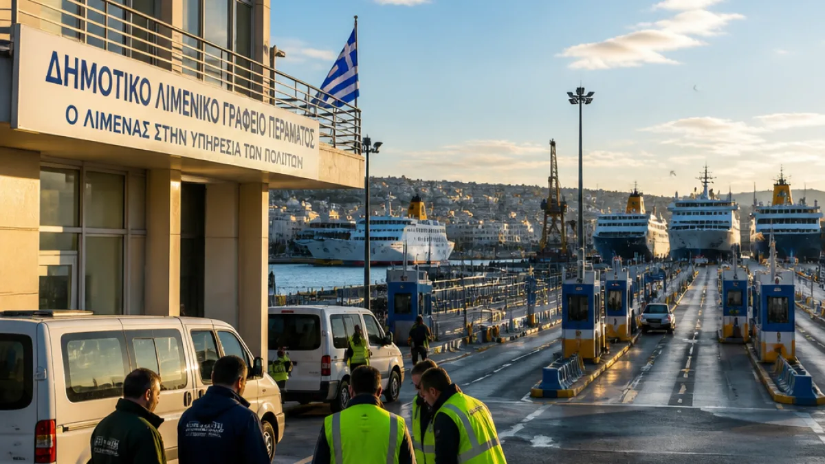 Πέραμα: Πρώτο Δημοτικό Λιμενικό Γραφείο — ο δήμος αναλαμβάνει τον έλεγχο του Πορθμείου