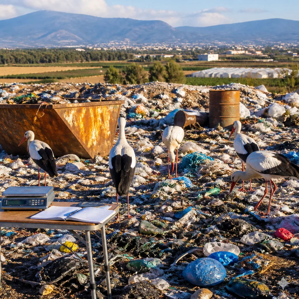 Οι πελαργοί προσαρμόζονται στις χωματερές — ωφέλεια σε αριθμούς, ρίσκα για την υγεία
