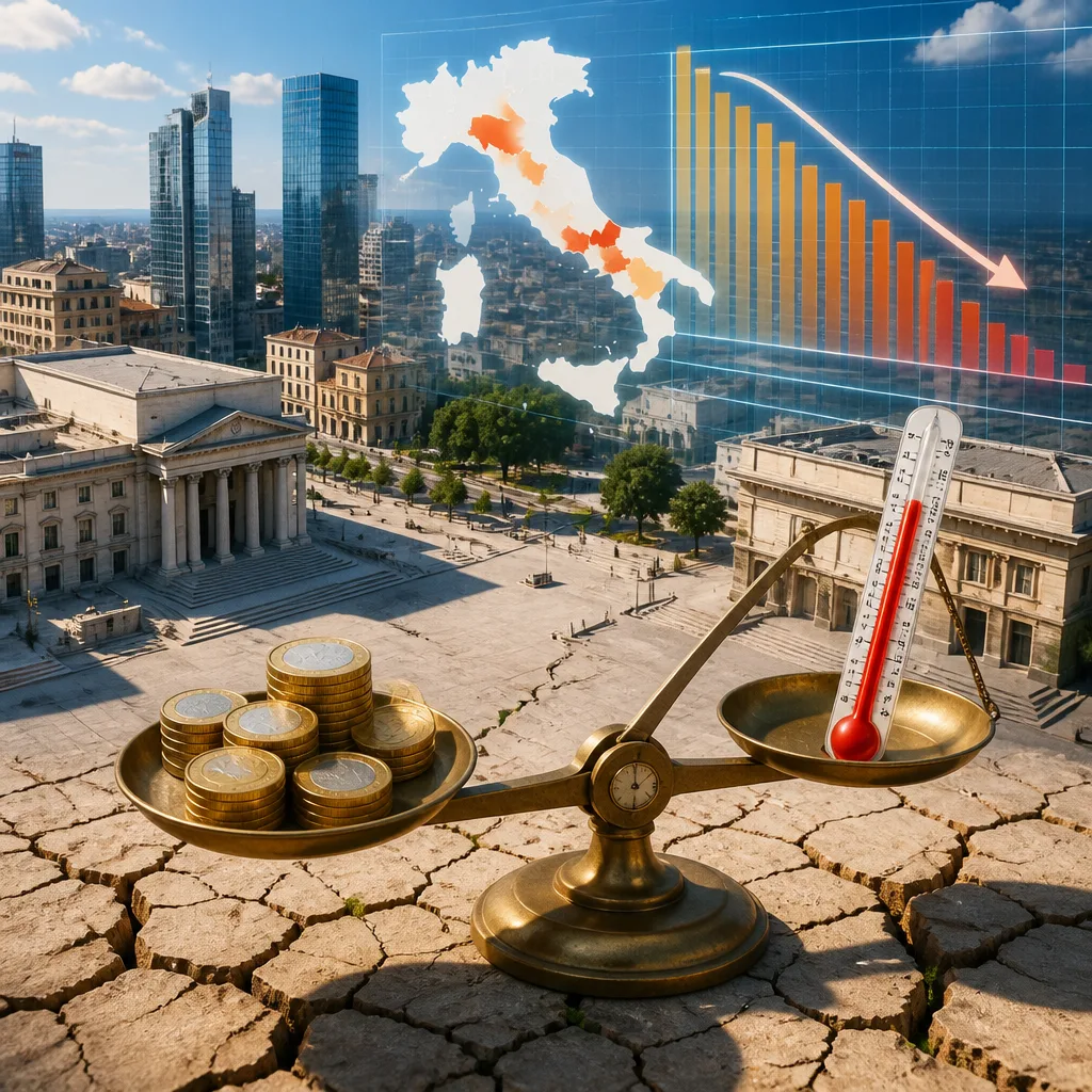 Κλιματική αλλαγή: πιθανή μείωση έως και 6% στο ΑΕΠ της Ιταλίας έως το 2050 προειδοποιεί μελέτη