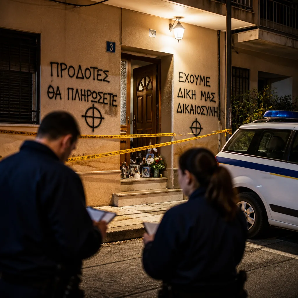 Καταδικάζουν τα κόμματα την επίθεση με απειλητικά συνθήματα στο σπίτι της Σέβης Βολουδάκη