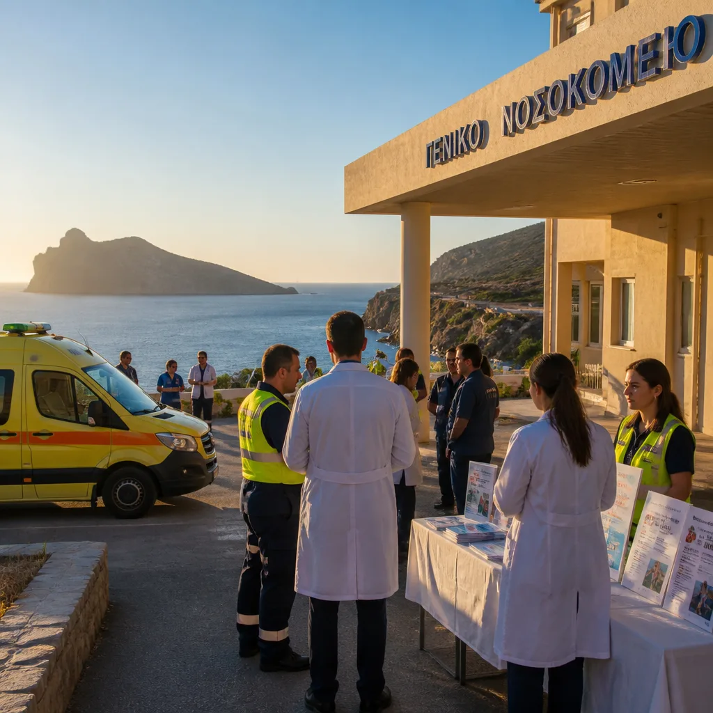 Ανδρουλάκης από Λήμνο: προτεραιότητα η αναβάθμιση του ΕΣΥ και στήριξη των νησιωτικών δομών