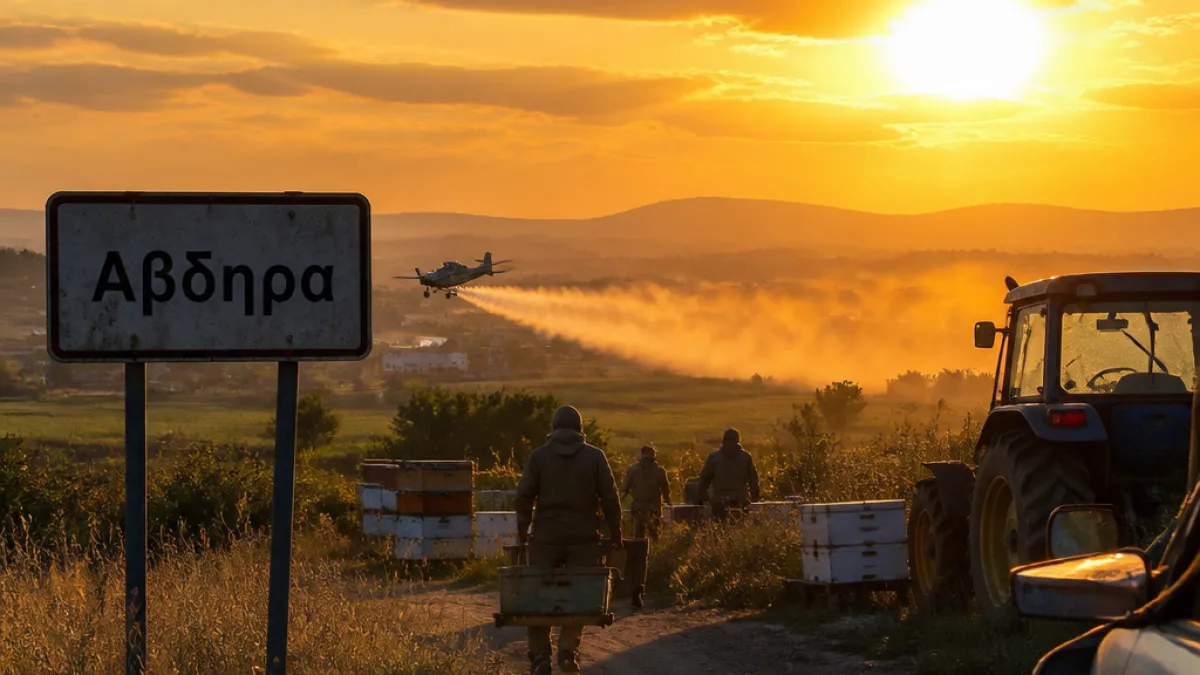Προειδοποίηση για αεροψεκασμούς στα Άβδηρα: περιοχές, χρόνοι και συστάσεις
