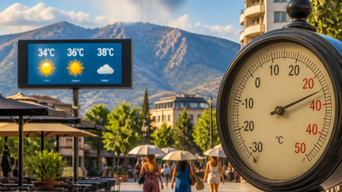 Πρόγνωση για τη Λάρισα: μεταβολές θερμοκρασίας μέσα στην εβδομάδα, όχι κύμα καύσωνα