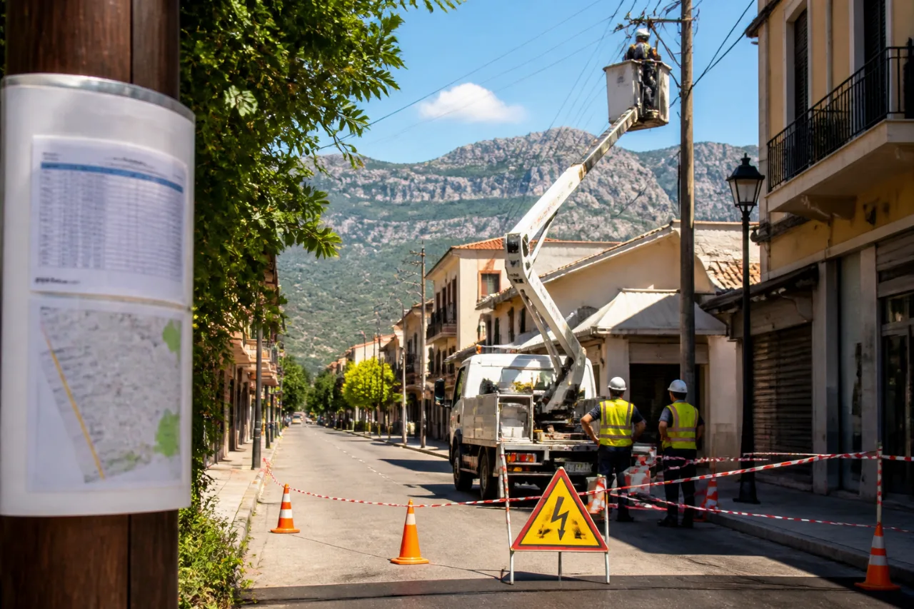 Προγραμματισμένη διακοπή ρεύματος στην Σπάρτη: ποιες περιοχές θα επηρεαστούν